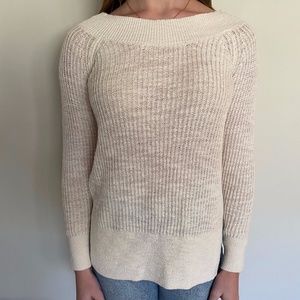 Lou & Grey Sweater Cream Boatneck